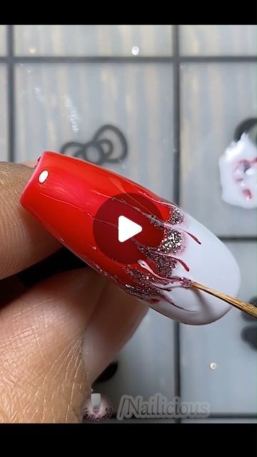 New Trendy Nail Designs, New Year Christmas Nails, Christmas Nail Videos, Christmas Nails For Beginners, Winter Nail Designs 2024, Christmas Theme Nail Art, Holiday Gel Nails Winter, 3d Christmas Nail Art Designs, Nail Art Inspiration Creative