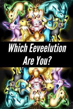 Each Eeveelution is caused differently. Some factors include items such as Water, Fire or Thunder Stones, an Eevee’s relationship with its Trainer, and when or where it levels up. How Eevee evolves under your care can reveal a little bit about your personality. How would your Eevee evolve with you as its trainer? Which Eeveelution are you? Take this quiz to find out yourself! Pokemon Eeveelutions Art, Pokemon Shaming Eeveelutions, Which Pokemon Are You, Evee Evolution Art, Pokemon Trivia, Pokémon Flareon, Eevee Birthday, Ariana Birthday, Umbreon Art