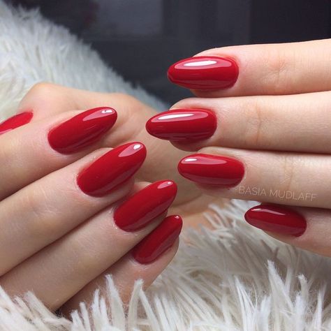 Gel Nail Colours, Red Gel Nails, Unghie Nail Art, Vibrant Nails, Nail Colours, Gel Nail Colors, Nail Fashion, Shimmer And Shine, Get Nails