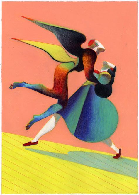 Lorenzo Mattotti Art Lorenzo Mattotti, Harry Clarke, Edmund Dulac, Chara Design, Georges Seurat, Posca Art, People Dancing, Comics Artist, Art And Illustration