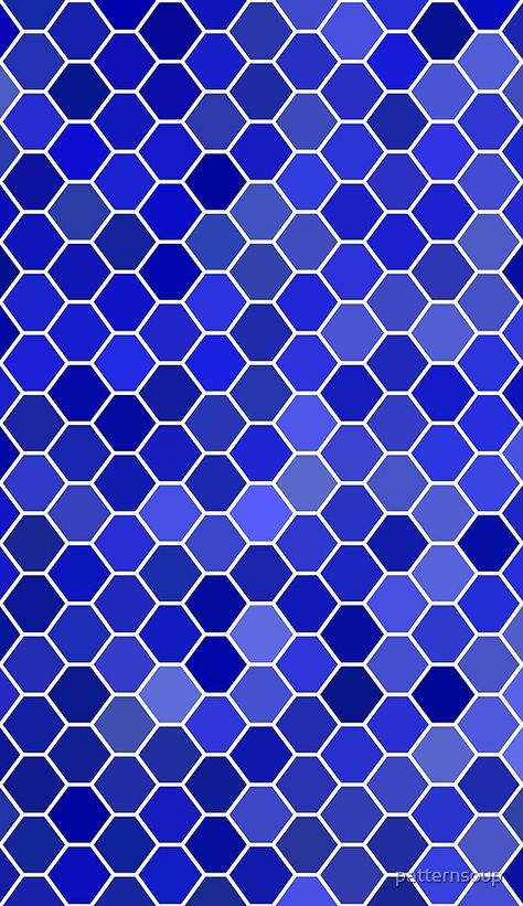 Blue Hexagon Tile, Hexagon Tile Pattern, Tiles Pattern, Hexagon Tiles, Tapestry Throw, Hardcover Notebook, Tile Patterns, Galaxy Wallpaper, Wood Print