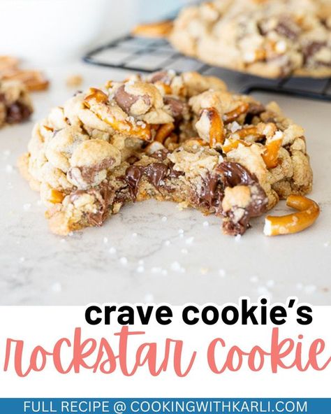 Crave Rockstar Cookies, Crave Cookies, Cooking With Karli, Cookie Recipes, Feel Like, Cooking Recipes, Restaurant, Baking