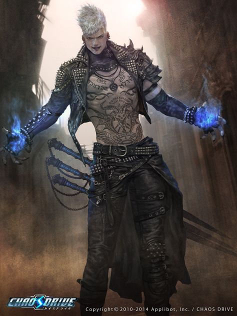 Supreme Magus, Tattooed Baddie, Tattoo Ideas Male, Warlock Dnd, Tattoo Ideas Males, Male Chest, Fighter Art, Theme Tattoo, Cyberpunk Character