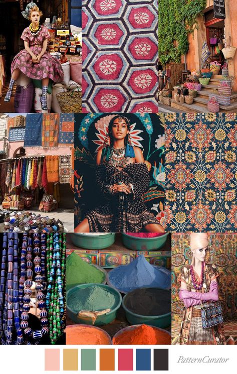 Fashion Design Inspiration Board, Mood Board Fashion Inspiration, Pattern Curator, Fashion Trend Forecast, Mood Colors, Color Trends Fashion, Colors And Patterns, Deco Originale, Mood Board Inspiration