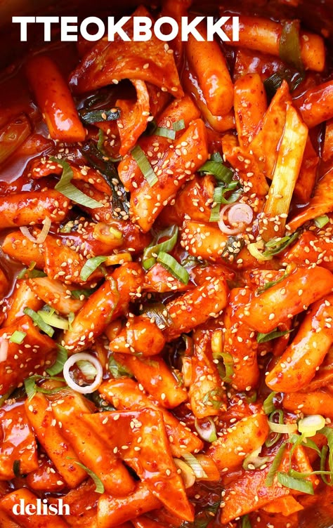 Tteok Bokki Recipe, Ttbeokki Food, Teokkboki Food, Tteboki Recipe, Ttbeokki Recipes, Tteoboki Recipe, Tobokki Recipe, Tobboki Korean, Teokkboki Recipes