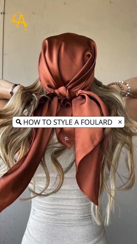 15 Gorgeous Hair Scarf Ideas for Every Occasion Head Handkerchief Hair Scarfs, Scarf As Hair Accessory, Square Scarf Hairstyles, Summer Scarf Hairstyles, How To Wear A Headscarf, Hair Handkerchief Style, 70s Scarf Hairstyles, How To Wear Head Scarf, Ways To Wear A Scarf In Your Hair