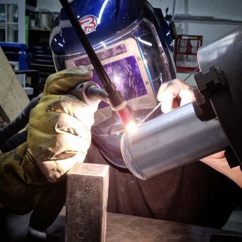 What is the benefit of a True Colour Welding Helmet? 🤔 True colour technology offers a more realistic viewing experience by allowing more light wavelengths through, giving you a more natural colour view. 🤩 You get a crystal clear view of the weld puddle rather than a yellow or green tint 💎 This is beneficial for all weld processes but especially TIG welding ⚡️ Once you have used a True Colour mask, you won't want to go back to the standard mask. 👀 All R-Tech Welding Helmets feature True ... Welding Helmet, Tig Welding, Clear View, True Colors, Crystal Clear, Mask, Technology, Yellow, Green