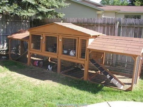 Diy Bunny Hutch, Rabbit Cages Outdoor, Diy Bunny Cage, Rabbit Hutch Plans, Rabbit Fence, Diy Rabbit Cage, Large Rabbit Hutch, Diy Rabbit Hutch, Rabbit Pen