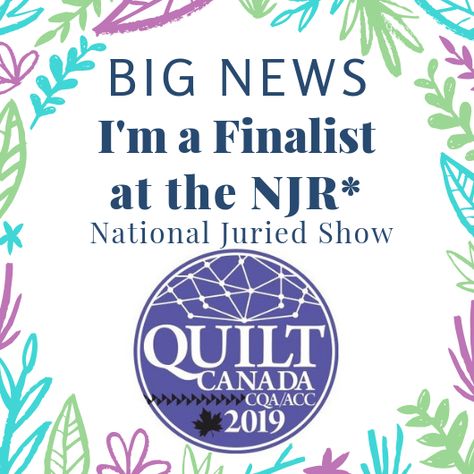 Quilt Canada 2019 Finalist Quilts Canada, Long Arm Quilting Machine, Quilting Thread, My Design, A Lady, Machine Quilting, 100 Percent, Something Special, So Excited