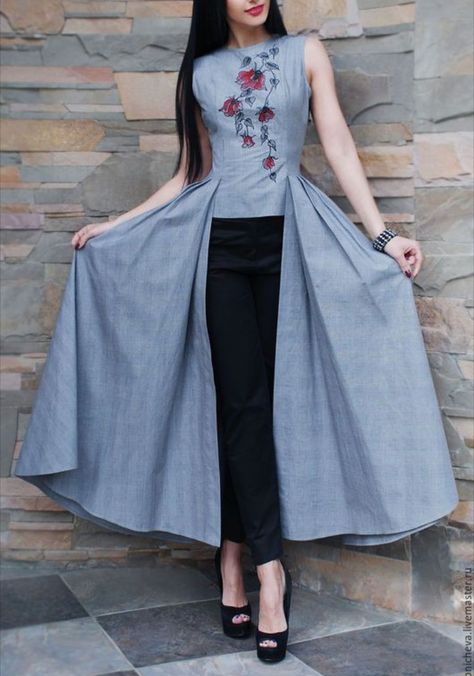 Linen Kurti, Kurti Dress, Long Kurti Designs, Salwar Kamiz, Indian Gowns Dresses, Hijab Styles, Kurti Designs Party Wear, Exclusive Dress, Stylish Dresses For Girls