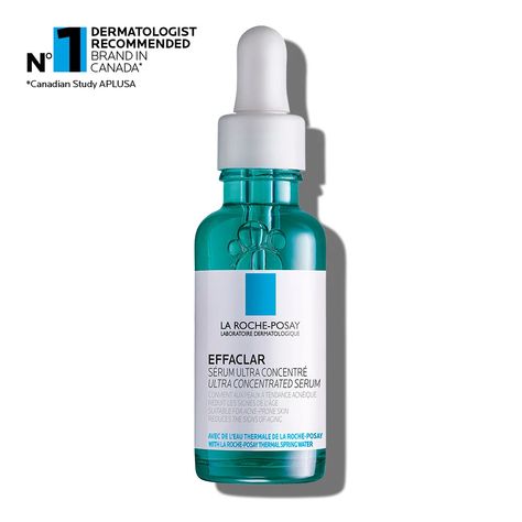 Discover our new Effaclar Ultra Concentrated Serum for Adult Acne-Prone Skin and Signs of Aging, with Salicylic Acid, LHA, Glycolic Acid and Nicacinamide, 30 ml Hormonal Breakouts, La Roche Posay Effaclar, Anti Redness, Salicylic Acid Acne, Uneven Skin Texture, Reduce Pores, Roche Posay, Skin Serum, Anti Aging Serum