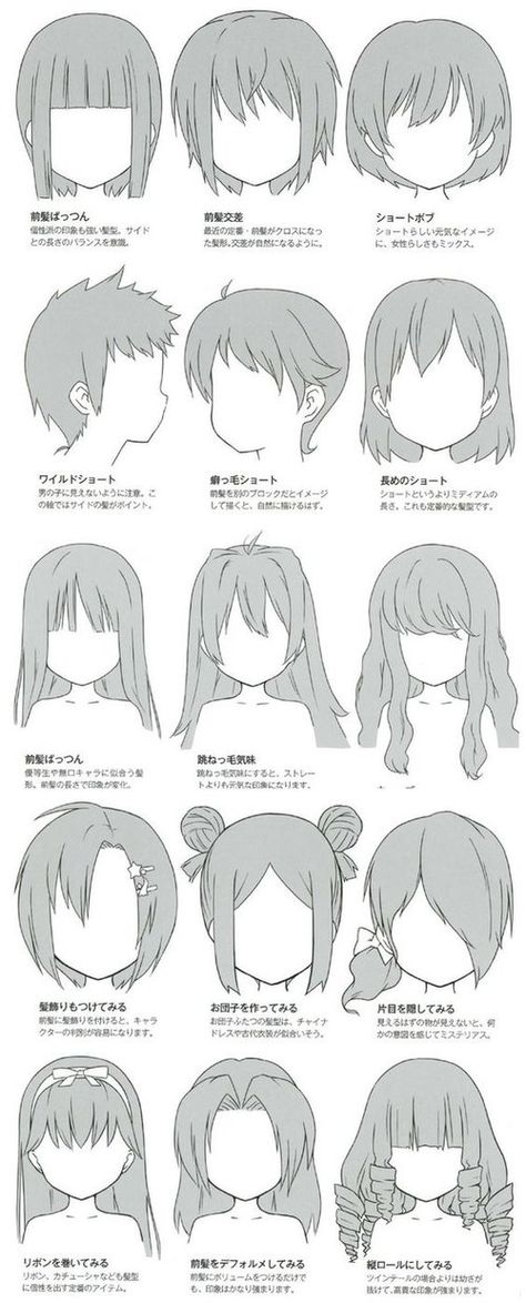 Character Anatomy | Hair Lakaran Fesyen, Pelo Anime, Manga Hair, Anime Show, Drawing Eyes, Drawing Hair, Anime Tutorial, Seni 2d, Siluete Umane