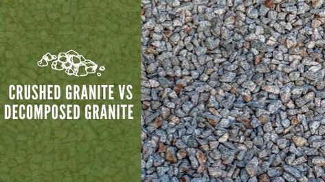 Hardscape Patio, Crushed Granite, When Your Crush, Decomposed Granite, Weed Barrier, Pea Gravel, Fine Sand, Crushed Stone, Landscape Materials