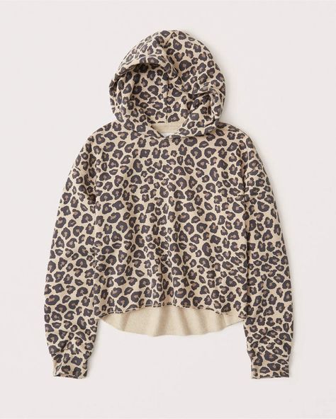 Women's High-Low Hoodie | Women's Tops | Abercrombie.com Leopard Hoodie, American Clothing, Clothing Essentials, Women's Tops, American Apparel, Abercrombie Fitch, High & Low, High Low, Women's Accessories