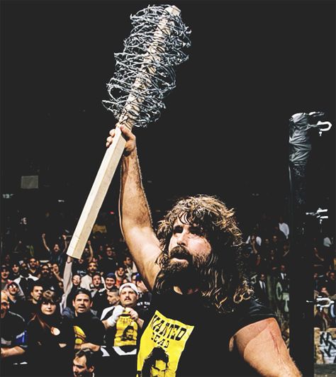 Mick Foley/ Cactus Jack Photograph | Photographer Unknown Follow Rhade-Zapan for more visual treats Cactus Jack Wallpaper, Ecw Wrestling, Arte Heavy Metal, Jesse Ventura, Mick Foley, Wwe Pictures, Missoula Montana, Professional Wrestlers, Wwe Tna