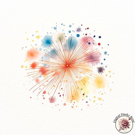 Watercolor Colorful Fireworks Clipart: City and Nature Scene for Joyful Celebrations and Festive Moments https://digitalduskyrose.etsy.com/listing/1806628481 Capture the magic of celebration with our Watercolor Colorful Fireworks Clipart! This vibrant collection features beautiful fireworks bursting over cityscapes and nature scenes, perfect for creating festive invitations, scrapbooking layouts, party decor, and other joyful moments. Whether you're designing for New Year's Eve, 4th of July,... New Years Watercolor, Fireworks Watercolor, Watercolor Fireworks, Homemade Calendar, Fireworks Clipart, City And Nature, Beautiful Fireworks, Colorful Fireworks, Diy Creative Crafts