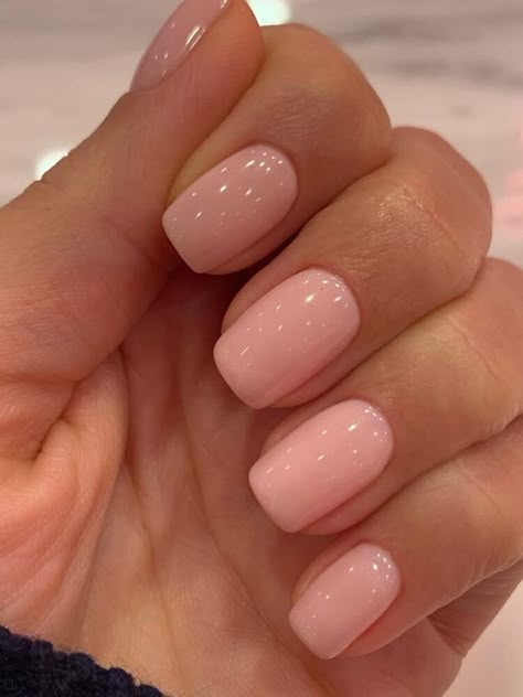 Short Nails Gel, Nagellack Trends, Short Gel Nails, Her Nails, Simple Acrylic Nails, Acrylic Nails Coffin Short, Short Acrylic Nails Designs, Pink Nail, Nails Gel