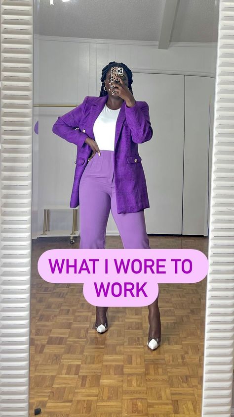 Monday Look Outfits, Bold Work Outfits, Monday Work Outfits Offices, Colourful Work Outfits Women, Monday Office Outfit, Cooperate Outfits For Women, Monday Outfit For Work, Lawyer Bae, Monday Work Outfit