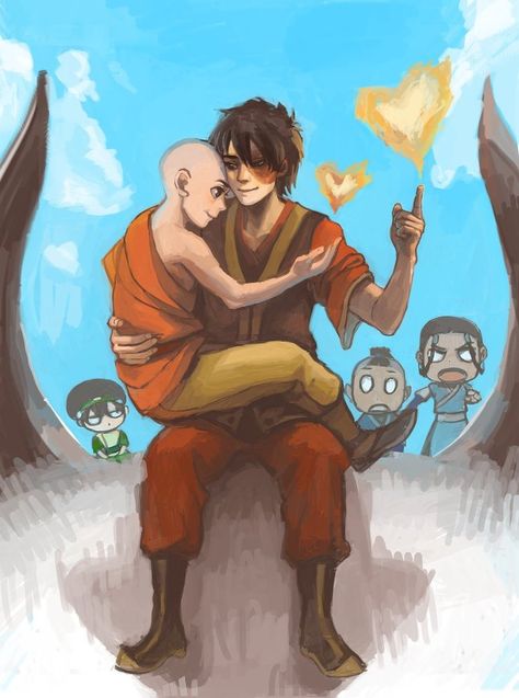 Aang X Zuko Fanart, Sokka X Aang, Aang And Zuko Fanart, Zuko X Aang Fan Art, Zukaang Fanart, Aang X Zuko, Zuko X Aang, Avatar Ships, Zuko Avatar