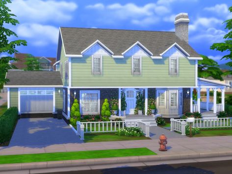 CarlDillynson's 4352 Wisteria Lane (The Sims 4) Wisteria Lane, Sims Houses, Bathroom Fireplace, Desperate Housewives, Sims Community, Sims 4 Houses, Sims House, Electronic Art, Large Homes