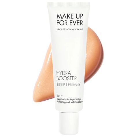 Step 1 Hydra Booster Hydrating Primer - MAKE UP FOR EVER | Sephora Primer For Dry Skin, Laura Mercier Tinted Moisturizer, Correcting Concealer, Hydrating Primer, Clinique Moisturizer, Sephora Beauty, Favorite Makeup Products, Eye Concealer, Natural Moisturizer