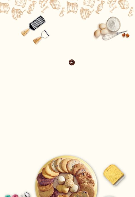 Drawing Biscuits Gourmet Poster Background Design#pikbest#Backgrounds#Others Cookies Background Design, Baking Chart, Cooking Poster, Brochure Food, Desserts With Biscuits, Paper Background Design, Background Drawing, Poster Background, Bakery Shop