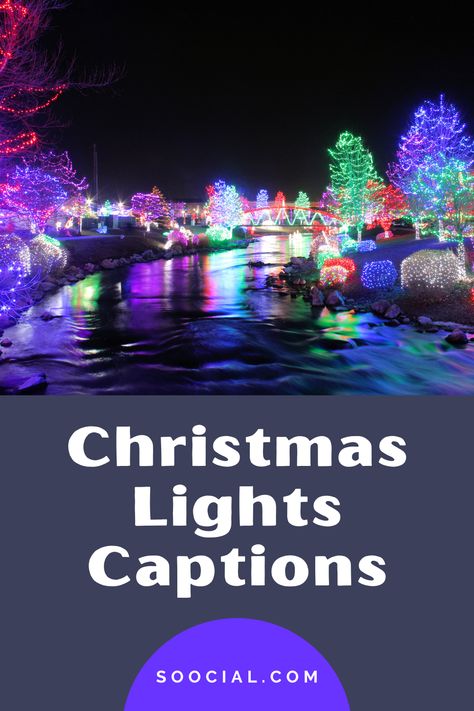 Christmas Lights Captions Instagram, Christmas Lights Captions, Inspiration Captions, Christmas Lights Caption, Christmas Lights Photos, Light Captions, Christmas Captions For Instagram, Lit Captions, Kitchen Christmas Gifts