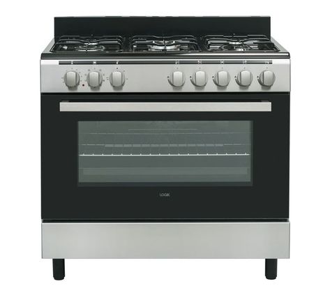 LOGIK LFTG90X18 90 cm Duel Fuel Range Cooker – Stainless Steel £390.00 @ Currys Width: 90 cm One electric oven Integrated electric grill 5-burner gas hob / wok burner Main oven cleaning: Enamel coating Wok Burner, Dual Fuel Range Cookers, Laundry Washing Machine, Gas Hob, Washer Machine, Family Feast, Range Cooker, Electrical Installation, Gas Burners