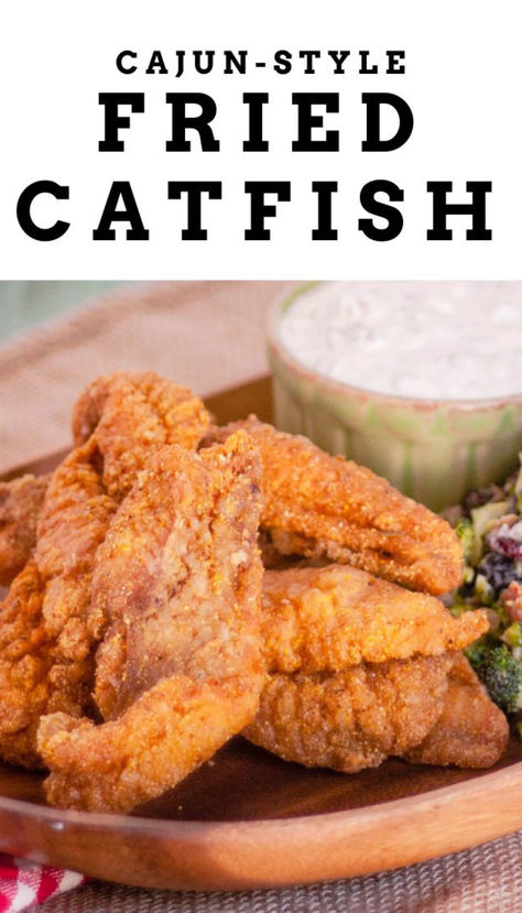 THE BEST SPICY CAJUN FRIED CATFISH RECIPE Fried Cod Fish Recipes, Fried Catfish Recipe, Fried Cod Fish, Fried Catfish Recipes, Catfish Recipe, Cod Fish Recipes, Southern Cooking Recipes, Catfish Recipes, Fish Dinner Recipes