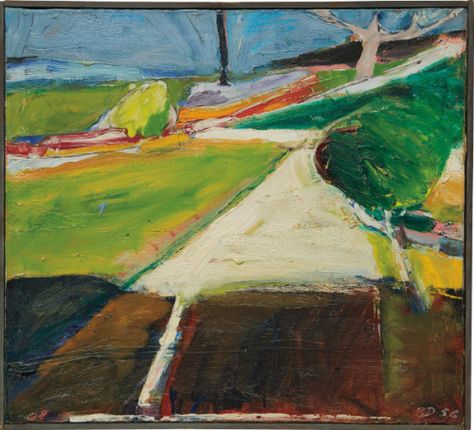 lawrenceleemagnuson:Richard Diebenkorn (USA 1922-1993)Driveway... Diebenkorn Paintings, Bay Area Figurative Movement, Edouard Vuillard, Richard Diebenkorn, Wayne Thiebaud, Robert Motherwell, Pierre Bonnard, Gerhard Richter, Joan Mitchell