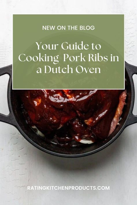 Dutch Oven Bbq Ribs, Ribs In Dutch Oven How To Cook, Dutch Oven Ribs In Oven, Dutch Oven Pork Ribs, Pork Ribs In Dutch Oven, Dutch Oven Country Style Pork Ribs, Ribs In Dutch Oven, Sticky Ribs Recipe, Boneless Country Style Pork Ribs