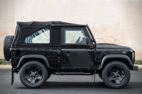 Land Rover Defender SVX by Kahn Design Front Grill, All Terrain Tyres, Racing Seats, Rolling Bar, Fog Lamps, Land Rover Defender, The English, The Land, Super Cars