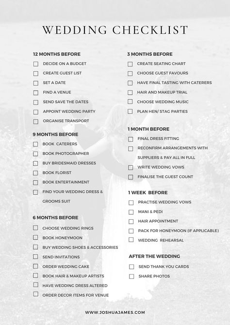 Wedding checklist, perfect for keeping organised✨💍 Beauty Checklist Wedding, List Of Everything Needed For Wedding, Minimalist Wedding Checklist, Malay Wedding Checklist, Marriage Preparation Wedding Planning, Nikkah Planning Checklist, Small Backyard Wedding Checklist, Christian Wedding Checklist, Nikkah Checklist