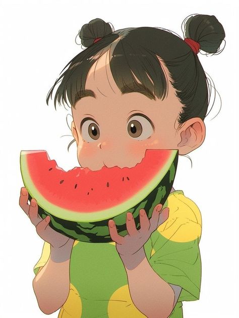 Watermelon Art, Wow Art, Animation Design, Character Sketch, Cartoon Character Design, Illustration Character Design, Sketchbook Art Inspiration, Anime Sketch, Cute Characters