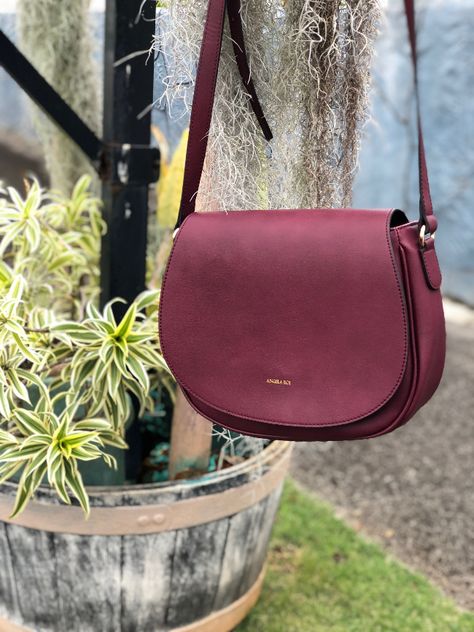 Vegan Morning Crossbody Bordeaux: Angela Roi Gift Ideas For Yourself, Angela Roi, Burgundy Purse, Curated Closet, Dream Bags, Vegan Holidays, Holiday Gift Ideas, Vegan Fashion, Social Events