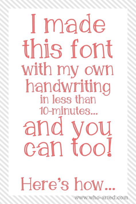 How to Make Your Own Fonts! (and download mine for FREE!) – Who Arted? Letters Tattoo, Letters Ideas, Hand Fonts, Doodle Fonts, Creative Lettering, Cricut Fonts, Cursive Fonts, Handwriting Fonts, Handwritten Fonts