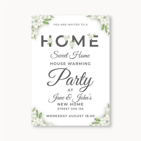 New House Party Invitation, Housewarming Invitation Cards, Housewarming Invitations, House Party Invitation, Housewarming Invitation Templates, Housewarming Invitation, Housewarming Party Invitations, Country Wedding Photography, House Warming Ceremony