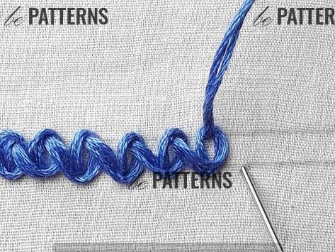 Free Crochet Blanket Ideas For beginners Hand Embroidery Border, Sulaman Pita, Border Line, Embroidery Border, Crewel Embroidery Kits, Basic Embroidery Stitches, Hand Embroidery Tutorial, Embroidery Stitches Tutorial, Pola Sulam