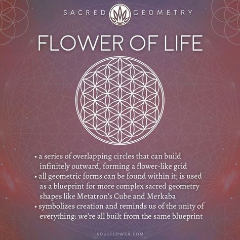 Flower Of Life Meaning, Sacred Geometry Meanings, Energy Motivation, Flower Of Life Tattoo, Sacred Geometry Clothing, Small Wave Tattoo, Flower Of Life Symbol, Life Meaning, Sacred Geometry Patterns