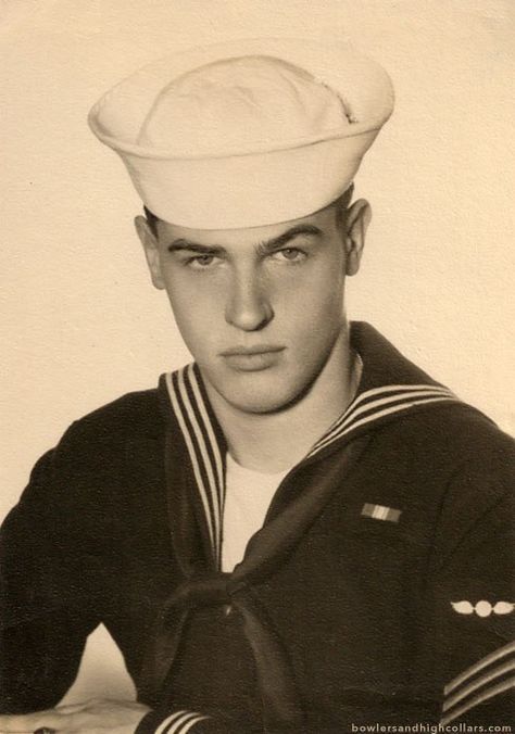 Swear Like a Sailor Vintage Gentleman, Vintage Sailor, Portrait Vintage, Navy Sailor, Men In Uniform, Military Men, Vintage Portraits, Vintage Military, Vintage Photographs