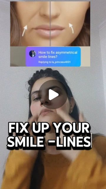 Zivaface-Radiant Glow on Instagram: "Your daily massage to reduce smile lines ✔️

Best massage and exercise for removal of nasolabial folds or mouth lines
Ask your questions and I will make new videos for you❤️👍🏻

Just apply your fav. Face oil... Cream and begin 💞

#faceyoga #facefit #jawline
#faceworkout #workoutface #workout#facegym #yogaface#yoga#workout #faceyoga
#yoga #facefitness 
#facemassage #selfcare" Reduce Smile Lines, Jowl Exercises, Best Massage, Nasolabial Folds, Smile Lines, Face Yoga, Face Massage, Yoga Workout, Face Oil