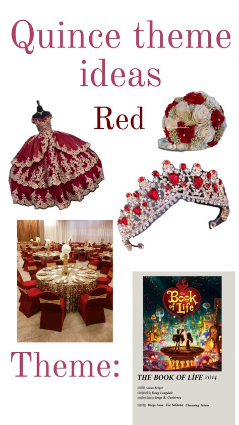 Red Quinceanera Theme, Quince Theme Ideas, Quinceanera Surprise Dance, Red Quinceanera Ideas, Quinceanera Red, Quinceanera Theme, Quince Themes, Quinceanera Centerpieces, Quinceanera Themes Dresses