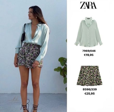 Zara Summer Outfits, Real Estate Outfits, Zara Skort, Zara Summer, Outfit Zara, Honeymoon Outfits, Visual Board, Zara Outfit, Beauty Goals