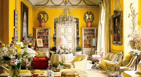 Yellow Room Decor, Bank Design, Yellow Room, Yellow Living Room, Design Salon, Grand Homes, Paris Apartments, French Interior, March 2024