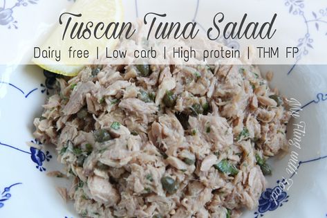 Tuna Dinners, Thm Fp, Thm Dinner, Trim Healthy Recipes, Trim Healthy Mama Plan, Low Carb Low Fat, Dairy Free Low Carb, Summer Flavors, Trim Healthy Momma