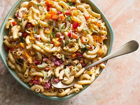 Warm Pasta Salad, Salad Chopped, Homemade Pasta Salad, Creamy Pasta Salad, Picnic Side Dishes, Vegetables Pasta, Creamy Pasta Salads, Best Macaroni Salad, Macaroni Recipes