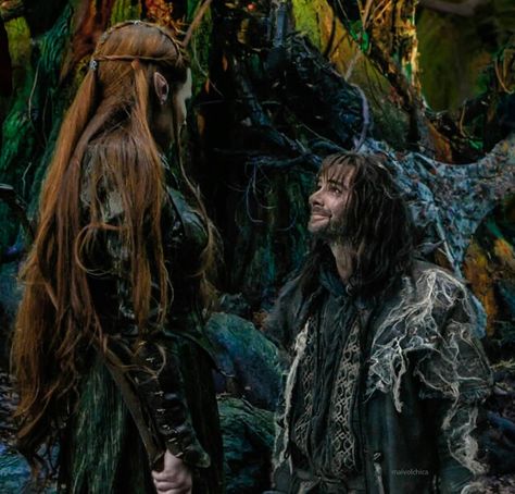 Tauriel Outfit, Lotr Women, Tauriel Hobbit, Kili Hobbit, Kili And Tauriel, Fili And Kili, Aiden Turner, Tolkien Books, The Hobbit Movies