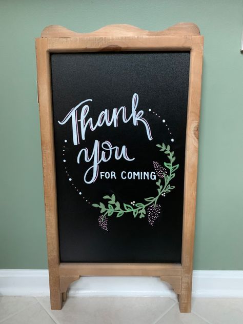 A Frame Chalkboard Sign Ideas, Blackboard Sign Ideas, Thank You For Coming Chalkboard Sign, Chalkboard Sale Sign, Chalkboard Business Sign Ideas, Welcome Chalkboard Sign Business, Spa Chalkboard Ideas, Thank You Chalkboard Sign, Sale Chalkboard Sign