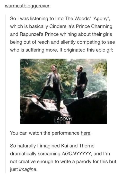 Thorne And Cress, Cress And Thorne, Epic Gif, Rampion Crew, That's Hilarious, Marissa Meyer Books, Into The Wood, Marissa Meyer, Challenge Accepted