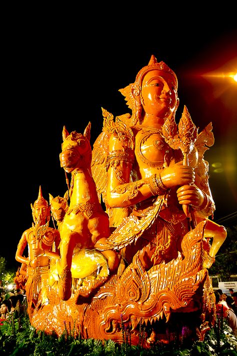 Ubon Ratchathani Candle Festival, Thailand Ubon Ratchathani Thailand, Candle Festival, Ubon Ratchathani, Travel Honeymoon, Thailand Honeymoon, Candle Lite, Thailand Vacation, Adventure Tourism, Visit Thailand